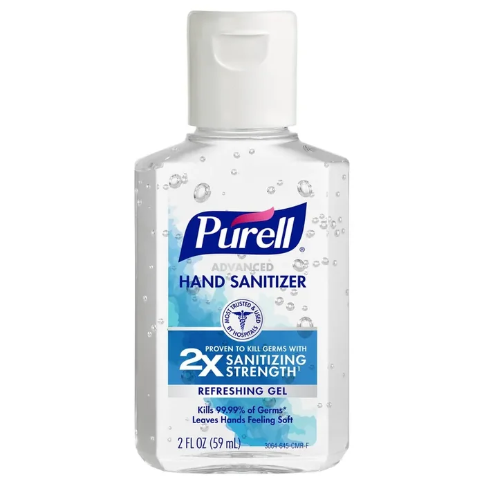 PURELL Advanced Hand Sanitizer Refreshing Gel, 2 fl oz Flip Cap Bottle