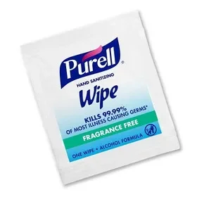 Purell Sanitizing Hand Wipes, 1 Count, 4000 Per Case, Price/case