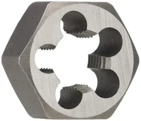 Qualtech DWTSH1-1/8-8 1-1/8-8 UNS Carbon Steel Hex Die 8 Pitch