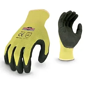 Radians Hi-Viz Knit Dip Safety Gloves – Large