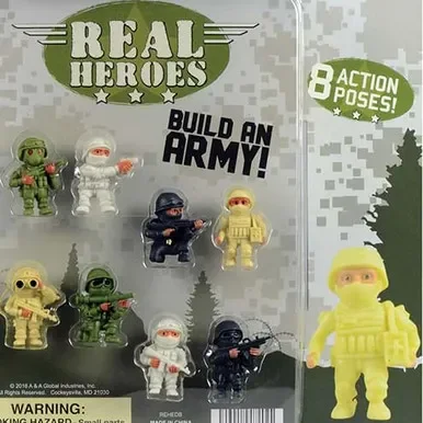 Real Heroes Vending Capsules (2-inch) 250 ct
