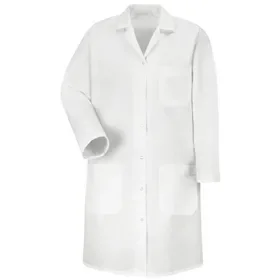 Red Kap KP15WH Women’s 6 Gripper Lab Coat – White, Price/Pcs