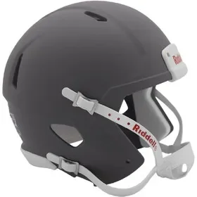 Riddell Helmet Riddell Blank Replica Mini Speed Style Matte Grey