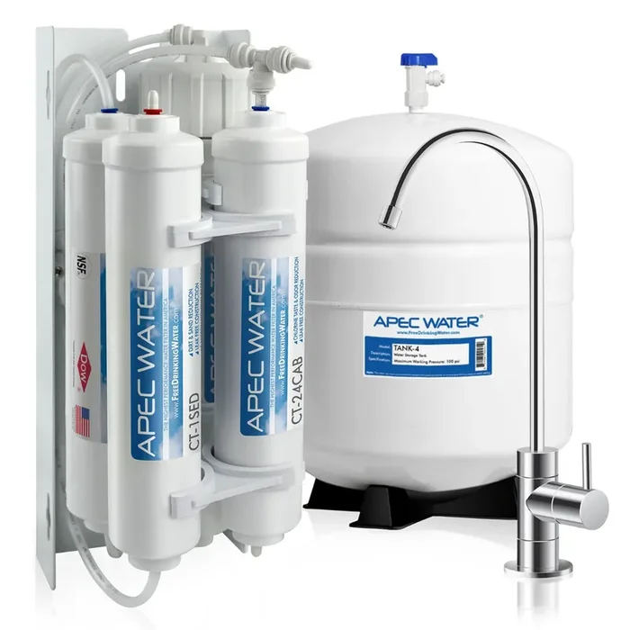 RO-QUICK90 – Ultimate Compact 4-Stage 90 GPD High Output Undersink Reverse Osmosis Water Systems for Drinking Water