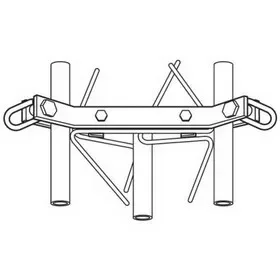 Rohn Products GA45GD 45G Guy Bracket Assembly, Price/1 EACH