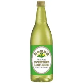 Roses Sweetened Lime Juice, 1 Liter, 12 Per Case, Price/Case