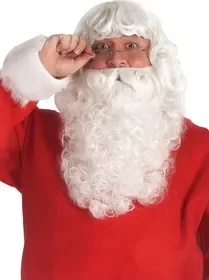Ruby Slipper Sales 2346 Santa Claus Deluxe Wig and Beard Set – NS