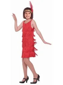 Ruby Slipper Sales 64144 Red Girl Flapper Costume – S