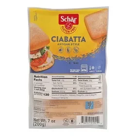 Schar Ciabatta Rolls, 7 Ounces, 5 Per Case, Price/CASE