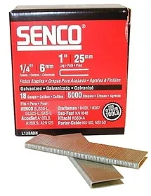 Senco 1/4″ Crown Staples 3/4″, Price/Box