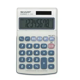 Sharp SHREL240SAB EL240SB Handheld Business Calculator, 8-Digit LCD, Price/EA