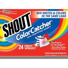 Shout Laundry Color Catcher, 24 Count, 12 Per Case, Price/Case