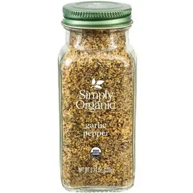 Simply Organic Garlic Pepper 3.73 oz.