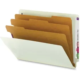 Smead 1/3 Tab Cut Letter Recycled Classification Folder, SMD26820, Price/BX