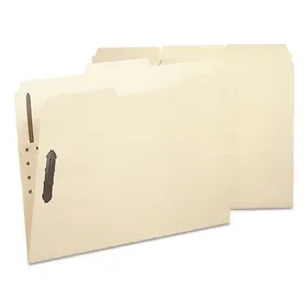 Smead SMD10545 Poly Top Tab Fastener Folders, 0.75″ Expansion, 2 Fasteners, Letter Size, Manila Exterior, 24/Box, Price/BX