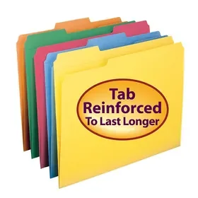 Smead SMD11993 Smead 100Bx Asst Colors Letter – Size File Folders, Price/BX
