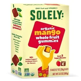 Solely Whole Gummies Mango, 3.5 Ounces, 8 per case, Price/case