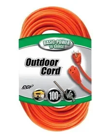 Southwire CM02309 Ext Power Cord – 100′ 16/3, 13 A Orange, Price/EA