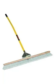 Structron 82106 Duo Broom, 36″ Heavy-Duty Duo Bristles, Gusset Bracing, 60″ Ergonomic Powder- Coated Aluminum, Cushion Grip, Price/Each