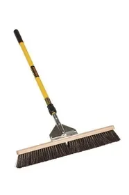 Structron 82926 General Purpose Broom, 24″ Heavy-Duty Bristles, Gusset Bracing, Collapsible Fiberglass Handle, ProGrip, Price/Each