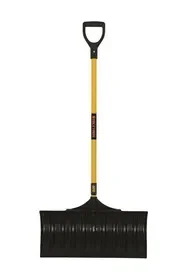 Structron 96838 Snow Pusher, 24″ Polycarbonate, Two Hex-Screws in Braced Socket, 45″ Premium Fiberglass, Poly D Grip, Price/Each