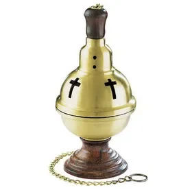Sudbury Brass GC826 Censer with Wood Base