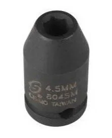 Sunex 8045M Skt 1/4″ Dr 4.5, , Impt, Price/EA