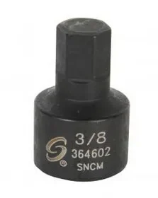 Sunex SU364602 Skt 3/8″ Drive Stubby Hex Driver Imp, Price/EA