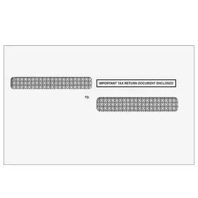Super Forms 4UPALT9 – 4up Quadrant W-2 Double Window Envelope – Moisture Seal (for Inserting Equipment)