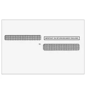 Super Forms 4UPDWENVS05 – 4up W-2 Double Window Envelope – Quadrant (Self Seal)