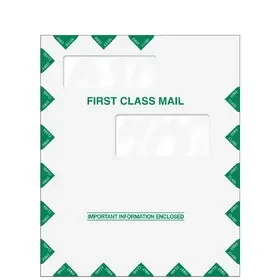 Super Forms 80326 – 9.5 x 11.5 Double Window 1st Class Envelope, Price/EA
