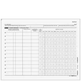 Super Forms B1095BCON05 – Form 1095-B Health Coverage – Continuation Form