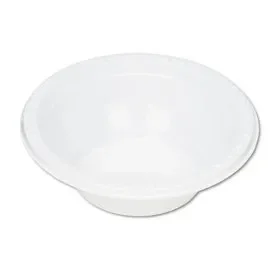 Tablemate TBL5244WH Plastic Dinnerware, Bowls, 5 oz, White, 125/Pack, Price/PK