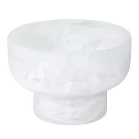 Tablesugar N6435 Resin Mini Pedestal Bowl – White