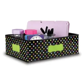 Teacher Created Resources TCR20765 Chalkboard Brights Storage Bins Med