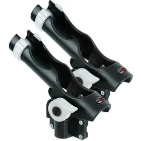 Tempress 72027 Fish-On Rod Holder with Side Mount – Black, Double Pack
