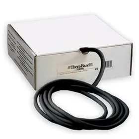 TheraBand 3318T Resistance Tubing 100′ – Black Special Heavy