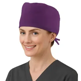 TOPTIE Working Cap with Adjustable Tie, Sweatband Scrub Cap Skull Cap Chemo Hat, One Size