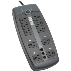 Tripp Lite Surge Protector 120V 10 Outlet RJ11 8′ Cord 2395 Joule, Price/EA