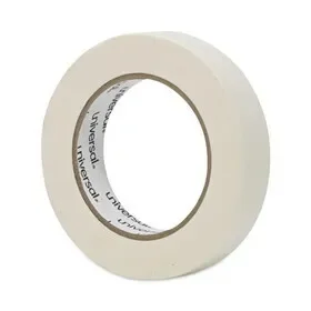 Universal UNV51301 General-Purpose Masking Tape, 3″ Core, 24 mm x 54.8 m, Beige, 3/Pack, Price/PK