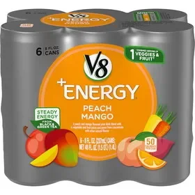 V8 Energy Peach Mango, 48 Fluid Ounces, 4 Per Case, Price/Case