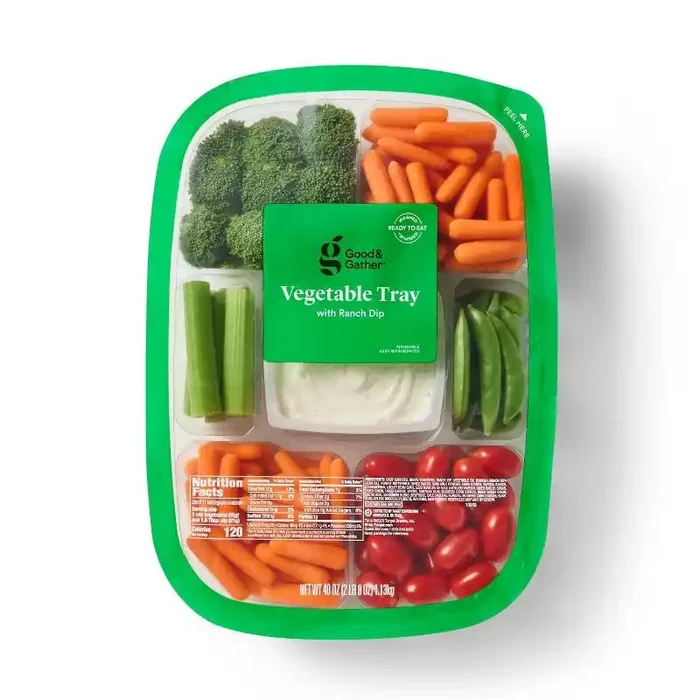 Vegetable Tray with Ranch Dip – 40oz – Good & Gather™