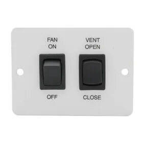 Ventline VC0533-03-A Wall Remote Switch for Ventadome V2119 Series Powered Ventilators – Gray