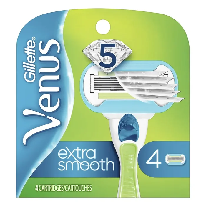 Venus Extra Smooth Women‘s Razor Blade Refills – 4ct