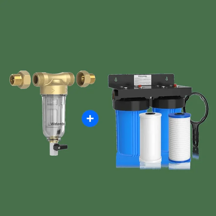 Waterdrop Whole House Water Filtration System Combo