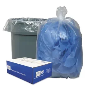 Webster WBI303618C Linear Low-Density Can Liners, 30 gal, 0.71 mil, 30″ x 36″, Clear, 25 Bags/Roll, 10 Rolls/Carton, Price/CT