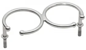 Whitecap S-3513 S.S. Studded Cup Holder – Double