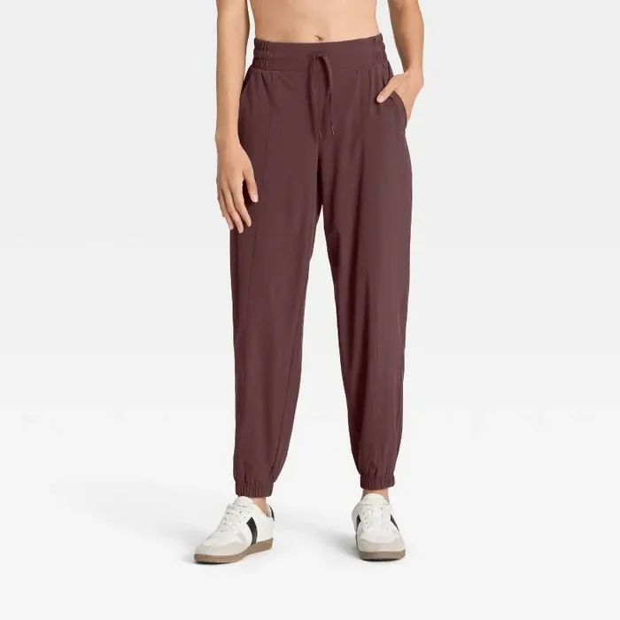 Women‘s Active Light Mid-Rise Joggers – All In Motion™ Brown M