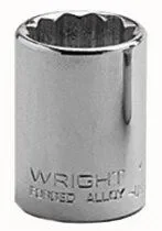 Wright Products WR4138 Skt 1/2″ Dr. 1-3/1612 Pt. Std Ch, Price/EA