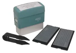 Xstamper 40410 Plastic Self-Inking Message Stamp Kit